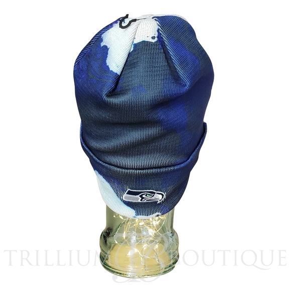 New Era Men's Seattle Seahawks Sideline Ink Navy Knit Hat OSFM NWT - Picture 7 of 7